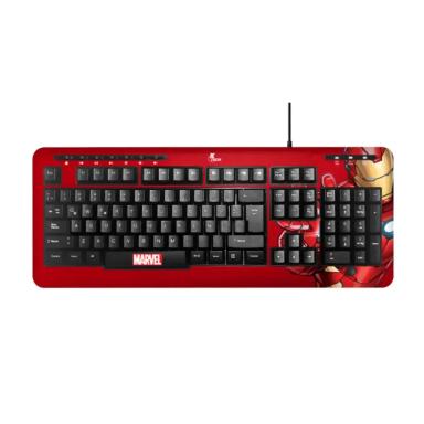 Teclado Alámbrico Marvel Edición Iron Man XTK-M401IM