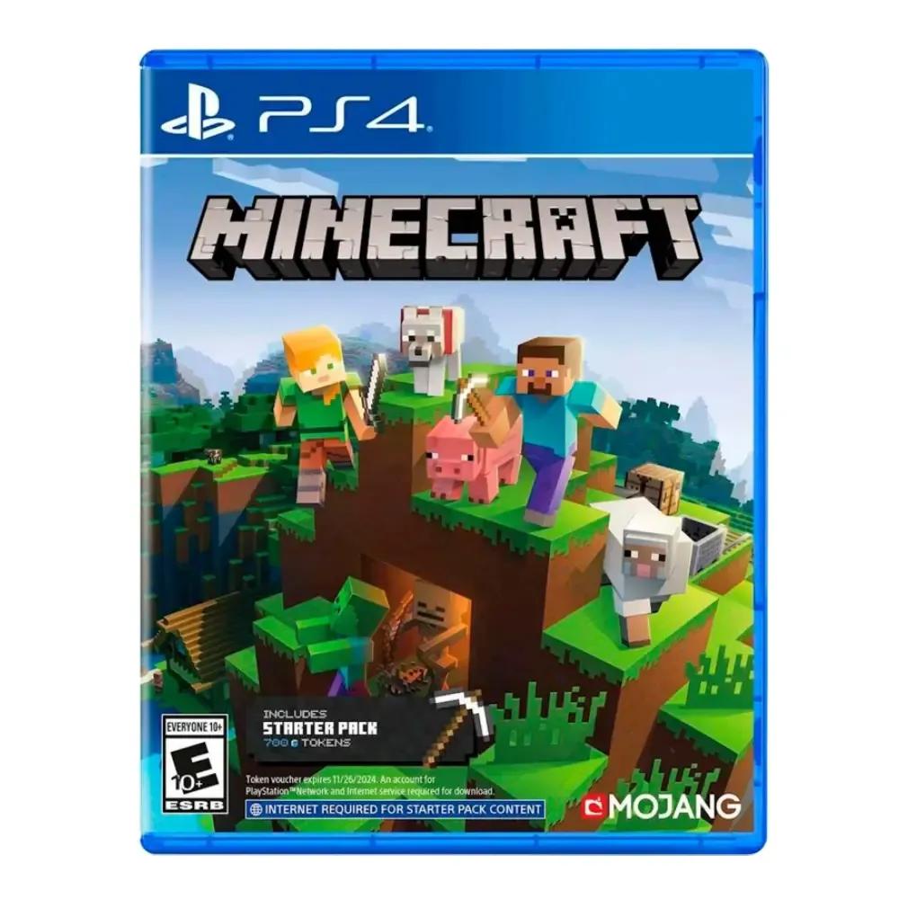 Juego PS4 Minecraft VR Starter Pack Pack 700 Tokens