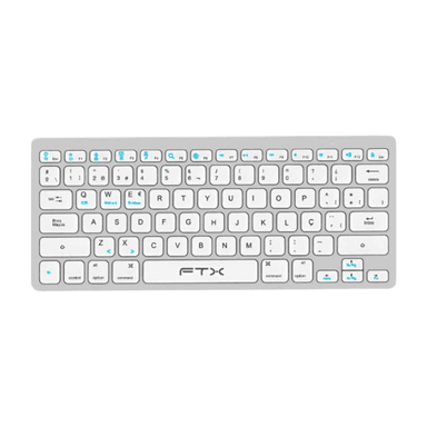 Teclado FTXB1000 Ultra Slim Inalámbrico - Plata (Español)