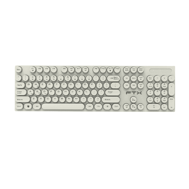 Teclado USB Español FTXK22 – Blanco