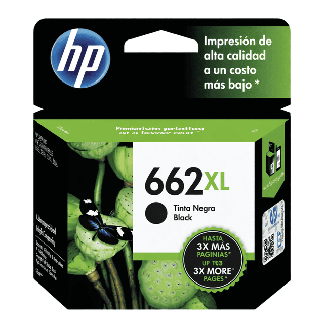 Cartucho De Tinta HP 662XL CZ105AL - Negro