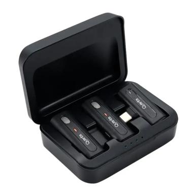 Micrófono Inalámbrico Dual Multi Dispositivo Quanta para Celular QTMDM20