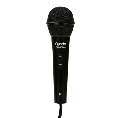 Micrófono Dinámico Cardioide Quanta QTMIC200- 3 Metros