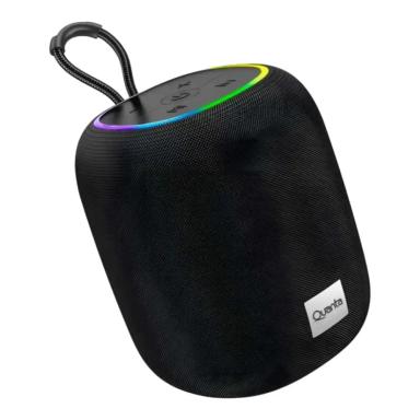 Speaker Portátil Quanta 10W AuraBeat QTSPA10- Negro