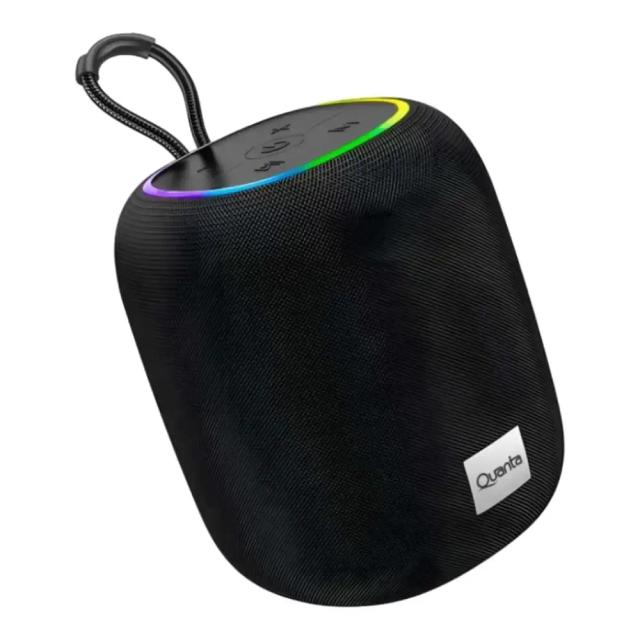 Speaker Portátil Quanta 10W AuraBeat QTSPA10- Negro
