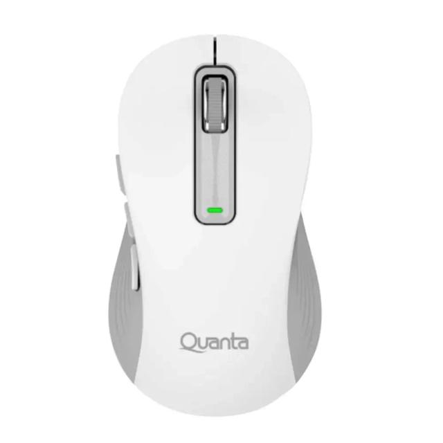 Mouse Inalámbrico Click&Go Quanta QTMO140 - Blanco 