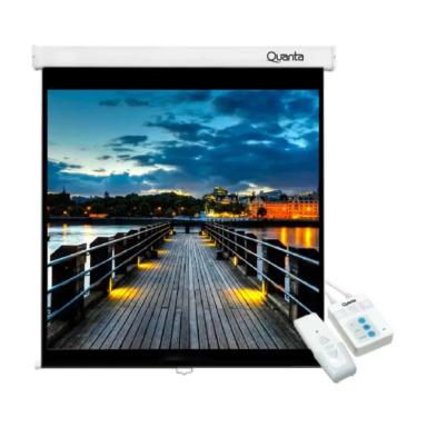 Pantalla de Proyección 150" Quanta Retráctil Eléctrica QTTLE150