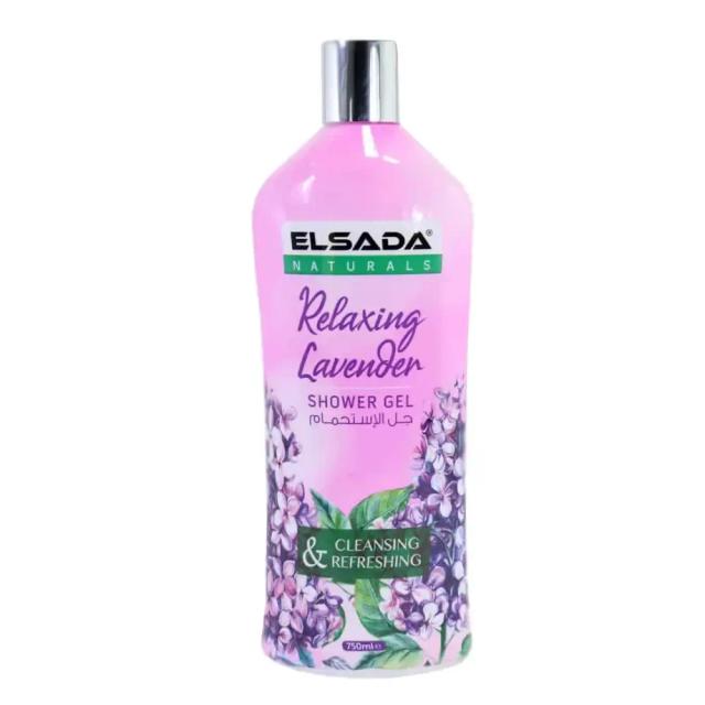 Gel de ducha Relaxing Lavender Elsada Naturals- 750ML