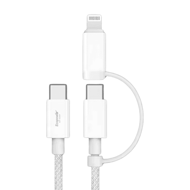 Cable 2 en 1 Tipo – C a Lightning Ecopower EP-6057