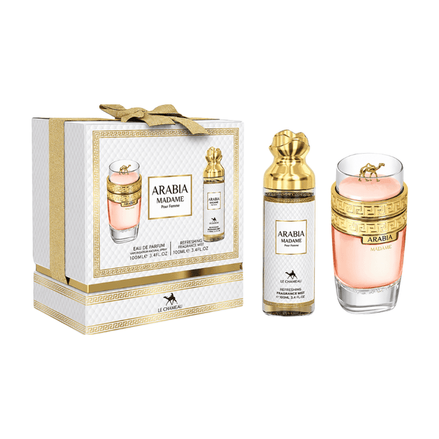 Set Le Chameau Eau de Parfum + Arabia Madame Spray – 100ML