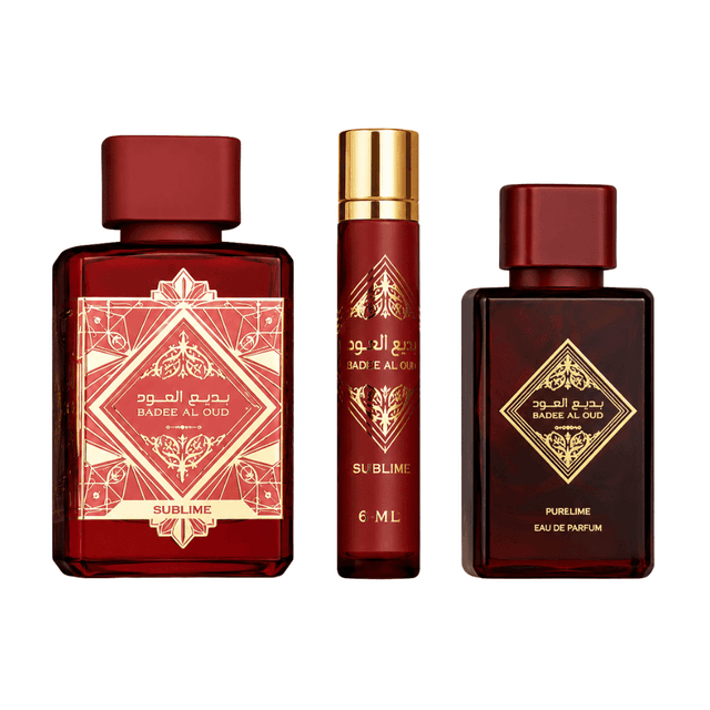 Set Lattafa Fragance Gift Badee Al Ouy Sublime – 3 Unidades