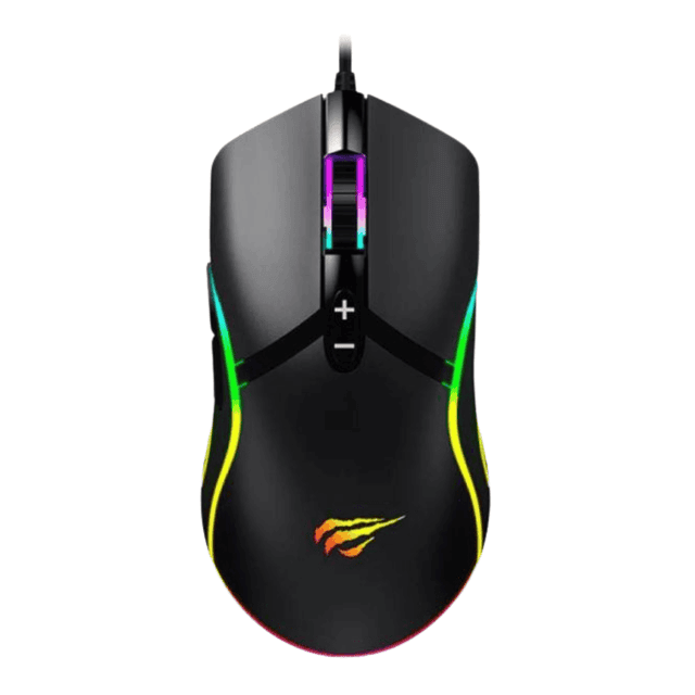 Mouse Havit MS1026 7BT/6400DPI RGB – Negro