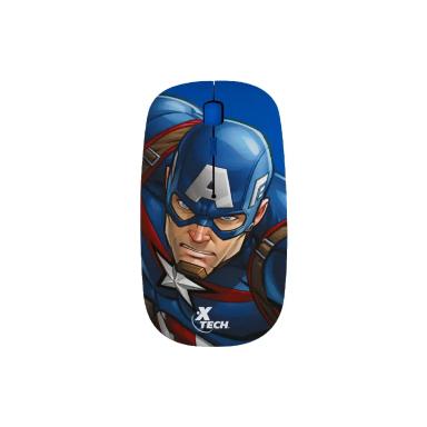 Mouse Xtech Marvel Edición Capitán América XTM-M340CA