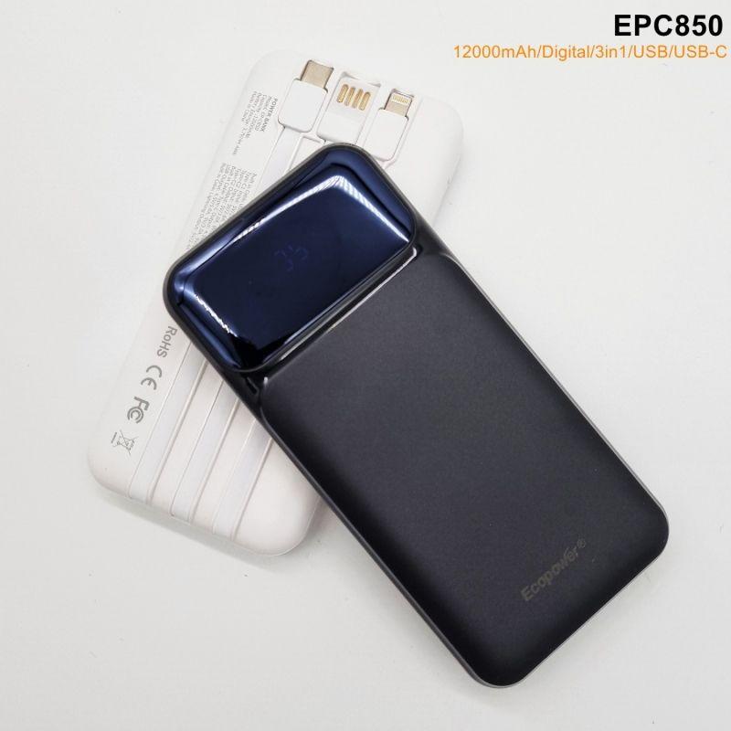 CARGADOR PORTATIL ECOPOWER EP-C850 12000AH