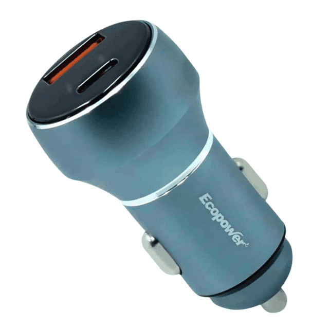 Cargador para auto Dual 70W USB-C – USB Ecopower EP-7028