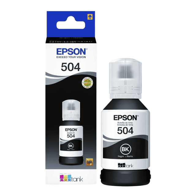 Tinta Epson T504 - Negro 127mL