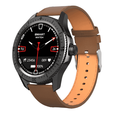 Reloj Smartwatch Blulory RT - Gray/Brown