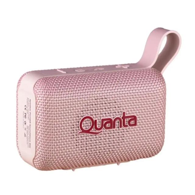 Speaker Portatil Quanta SoundWave 8W Rosa QTSPS80