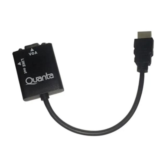 Adaptador HDMI/VGA Quanta con Audio 1080p/720p QTHDV34