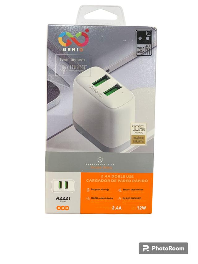CARGADOR GENIO A2221 2.A 12W TIPO C